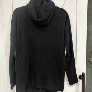 Vince Women's Black Virgin Wool/Cashmere Sweater